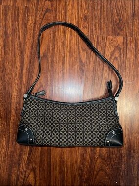 Relic Brown and Black Patterned Shoulder Bag